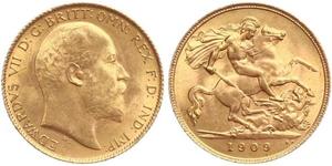 1/2 Sovereign United Kingdom of Great Britain and Ireland (1801-1922) Gold Edward VII (1841-1910)