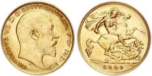 1/2 Sovereign United Kingdom of Great Britain and Ireland (1801-1922) Gold Edward VII (1841-1910)