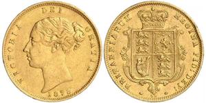 1/2 Sovereign United Kingdom of Great Britain and Ireland (1801-1922) Gold Victoria (1819 - 1901)