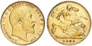 1/2 Sovereign United Kingdom of Great Britain and Ireland (1801-1922) Gold Edward VII (1841-1910)