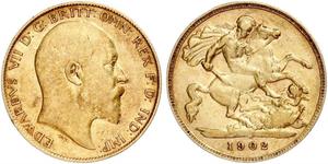 1/2 Sovereign United Kingdom of Great Britain and Ireland (1801-1922) Gold Edward VII (1841-1910)