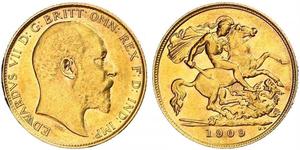 1/2 Sovereign United Kingdom of Great Britain and Ireland (1801-1922) Gold Edward VII (1841-1910)