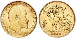 1/2 Sovereign United Kingdom of Great Britain and Ireland (1801-1922) Gold Edward VII (1841-1910)