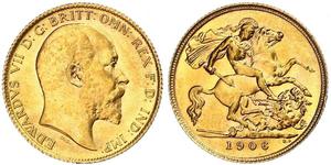 1/2 Sovereign United Kingdom of Great Britain and Ireland (1801-1922) Gold Edward VII (1841-1910)
