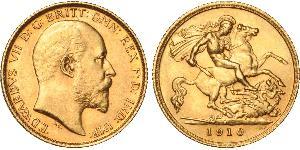 1/2 Sovereign United Kingdom of Great Britain and Ireland (1801-1922) Gold Edward VII (1841-1910)
