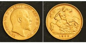 1/2 Sovereign United Kingdom of Great Britain and Ireland (1801-1922) Gold Edward VII (1841-1910)