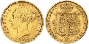 1/2 Sovereign United Kingdom of Great Britain and Ireland (1801-1922) Gold Victoria (1819 - 1901)