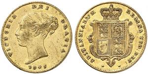 1/2 Sovereign United Kingdom of Great Britain and Ireland (1801-1922) Gold Victoria (1819 - 1901)