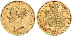 1/2 Sovereign United Kingdom of Great Britain and Ireland (1801-1922) Gold Victoria (1819 - 1901)