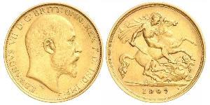 1/2 Sovereign United Kingdom of Great Britain and Ireland (1801-1922) Gold Edward VII (1841-1910)