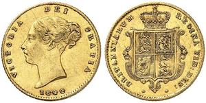 1/2 Sovereign United Kingdom of Great Britain and Ireland (1801-1922) Gold Victoria (1819 - 1901)