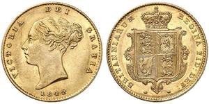 1/2 Sovereign United Kingdom of Great Britain and Ireland (1801-1922) Gold Victoria (1819 - 1901)