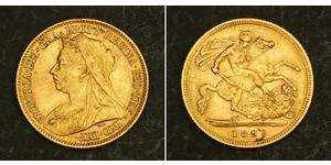1/2 Sovereign United Kingdom of Great Britain and Ireland (1801-1922) Gold Victoria (1819 - 1901)