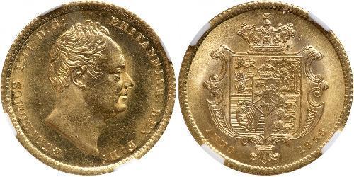 1/2 Sovereign United Kingdom of Great Britain and Ireland (1801-1922) Gold William IV (1765-1837)