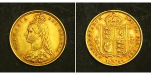 1/2 Sovereign Vereinigtes Königreich Gold Victoria (1819 - 1901)