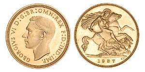 1/2 Sovereign Vereinigtes Königreich (1922-) Gold Georg VI (1895-1952)