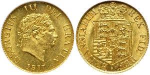 1/2 Sovereign Vereinigtes Königreich von Großbritannien und Irland (1801-1922) Gold Georg III (1738-1820)