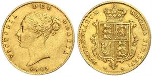 1/2 Sovereign Vereinigtes Königreich von Großbritannien und Irland (1801-1922) Gold Victoria (1819 - 1901)
