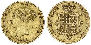 1/2 Sovereign Vereinigtes Königreich von Großbritannien und Irland (1801-1922) Gold Victoria (1819 - 1901)