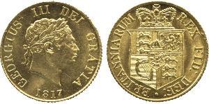 1/2 Sovereign Vereinigtes Königreich von Großbritannien und Irland (1801-1922) Gold Georg III (1738-1820)
