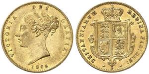 1/2 Sovereign Vereinigtes Königreich von Großbritannien und Irland (1801-1922) Gold Victoria (1819 - 1901)