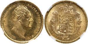 1/2 Sovereign Vereinigtes Königreich von Großbritannien und Irland (1801-1922) Gold Wilhelm IV (1765-1837)