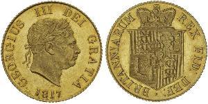 1/2 Sovereign Vereinigtes Königreich von Großbritannien und Irland (1801-1922) Gold Georg III (1738-1820)