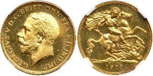 1/2 Sovereign Vereinigtes Königreich von Großbritannien und Irland (1801-1922) Gold George V (1865-1936)