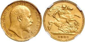 1/2 Sovereign Royaume-Uni de Grande-Bretagne et d