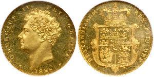 1/2 Sovereign Royaume-Uni de Grande-Bretagne et d