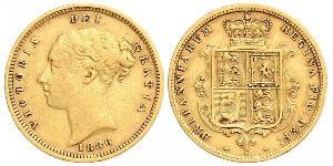 1/2 Sovereign Ôstralie (1788 - 1939) Or Victoria (1819 - 1901)