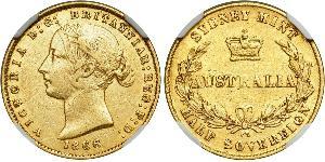 1/2 Sovereign Ôstralie (1788 - 1939) Or Victoria (1819 - 1901)