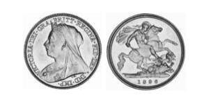 1/2 Sovereign Ôstralie (1788 - 1939) Or Victoria (1819 - 1901)