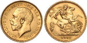 1/2 Sovereign Australia (1788 - 1939) Oro Jorge V (1865-1936)