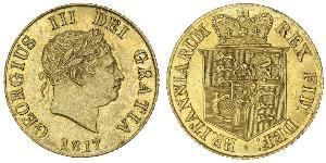 1/2 Sovereign Regno Unito di Gran Bretagna e Irlanda (1801-1922) Oro Giorgio III (1738-1820)