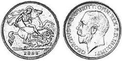 1/2 Sovereign 澳大利亚 金 乔治五世  (1865-1936)