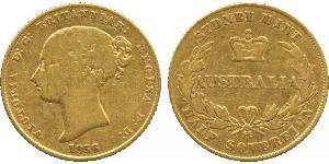 1/2 Sovereign 澳大利亚 金 维多利亚 (英国君主)