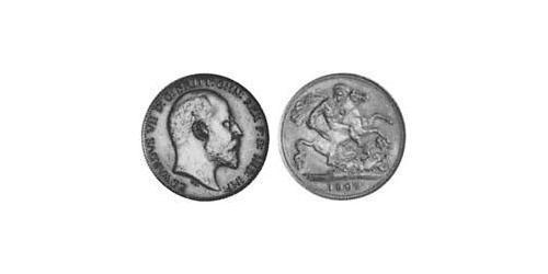 1/2 Sovereign 澳大利亚 金 爱德华七世 (1841-1910)