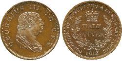 1/2 Stiver United Kingdom of Great Britain and Ireland (1801-1922) Copper George III (1738-1820)