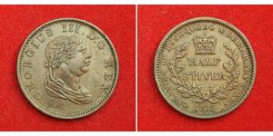 1/2 Stiver United Kingdom of Great Britain and Ireland (1801-1922) Copper George III (1738-1820)