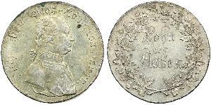 1/2 Thaler Royaume de Bavière (1806 - 1918) Argent 