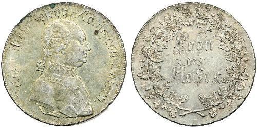 1/2 Thaler Royaume de Bavière (1806 - 1918) Argent 