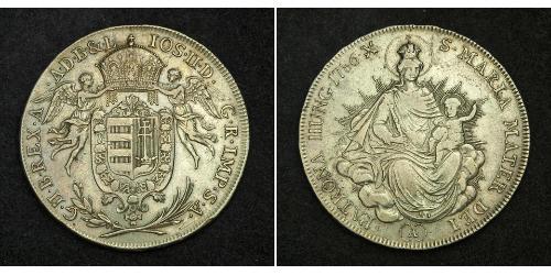 1/2 Thaler Royaume de Hongrie (1000-1918) Argent Joseph II, Holy Roman Emperor  (1741 - 1790)