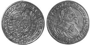1/2 Thaler Saint-Empire romain germanique (962-1806) Argent 