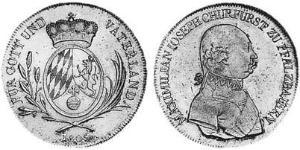 1/2 Thaler Électorat de Bavière (1623 - 1806) Argent 