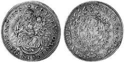 1/2 Thaler Elettorato di Baviera (1623 - 1806) Argento 