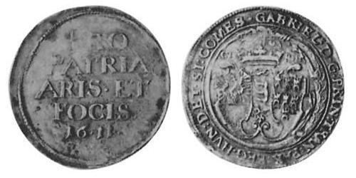 1/2 Thaler Principato di Transilvania (1571-1711) Argento 