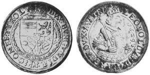 1/2 Thaler Sacro Romano Impero (962-1806) Argento 