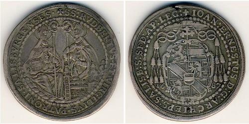 1/2 Thaler Salisburgo (1328 - 1803) Argento 
