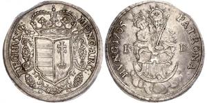 1/2 Thaler Ungheria Argento 